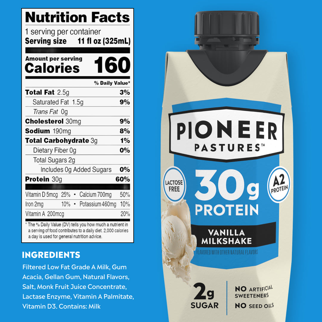 Vanilla A2 Protein Shake, Ultra-Filtered