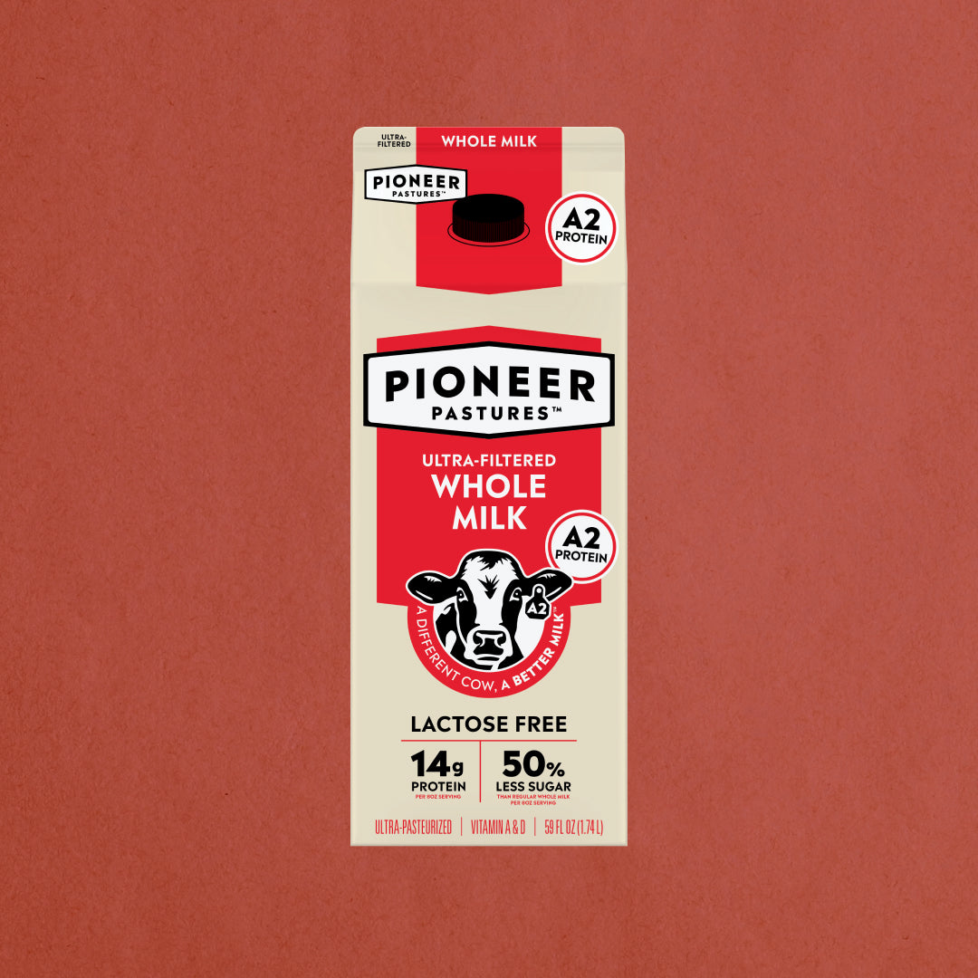 Ultra-Filtered A2 Whole Milk - Pioneer Pastures
