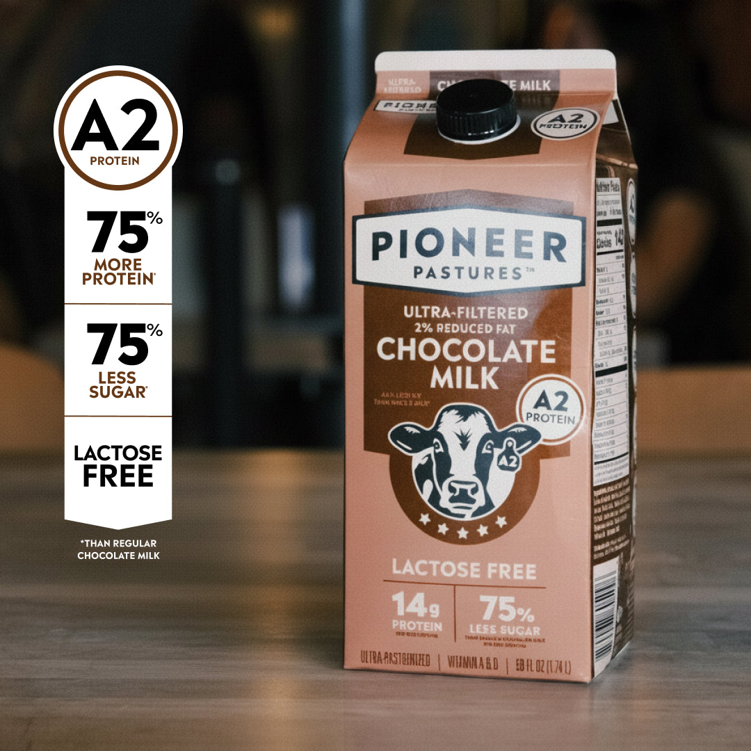 2% Reduced Fat Chocolate Milk with A2 Protein, Ultra-Filtered