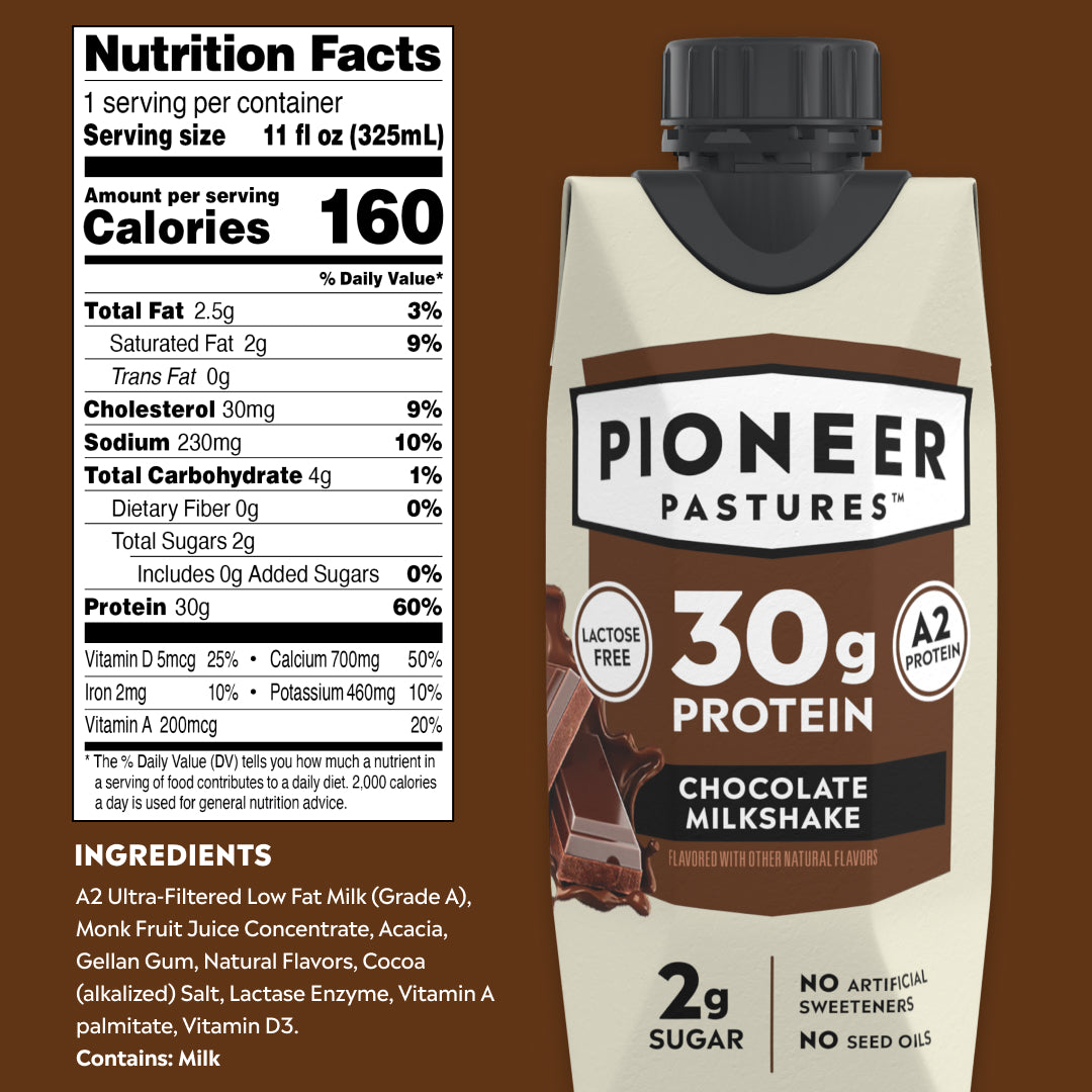 Chocolate A2 Protein Shake, Ultra-Filtered