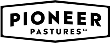 Pioneer Pastures logo in black and white