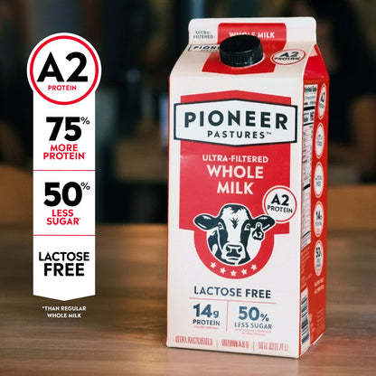 Whole Milk with A2 Protein, Ultra-Filtered